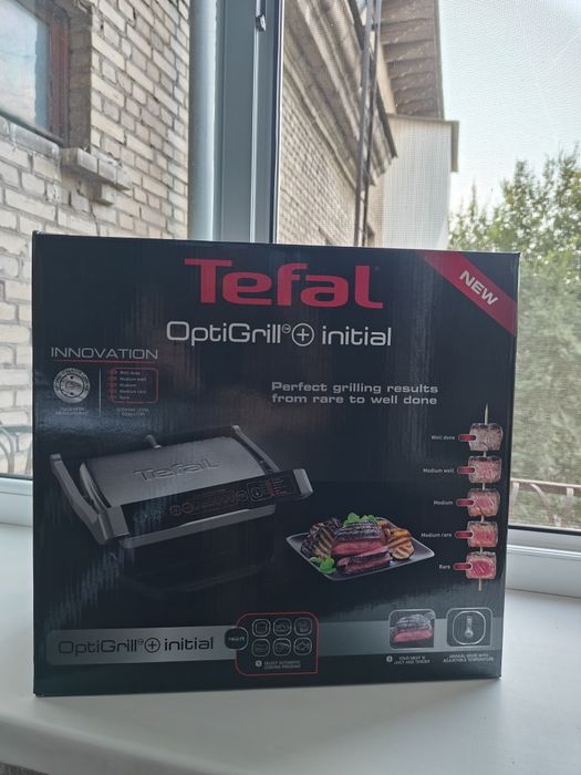 Електрогриль Tefal OptiGrill+ Initial (модель GC706D34)