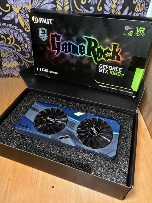 Видеокарта gtx1080ti 11gb palit GameRock
