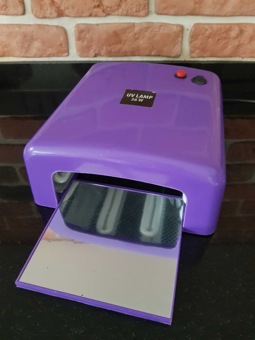 Lampa tunelowa UV 36W do hybryd i żeli z akcesoriami