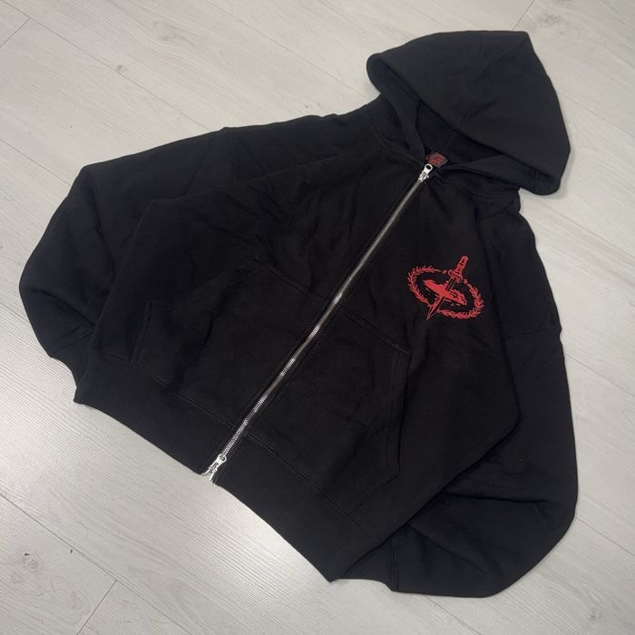 Corteiz X Slaughter Gang Zip Up Hoodie