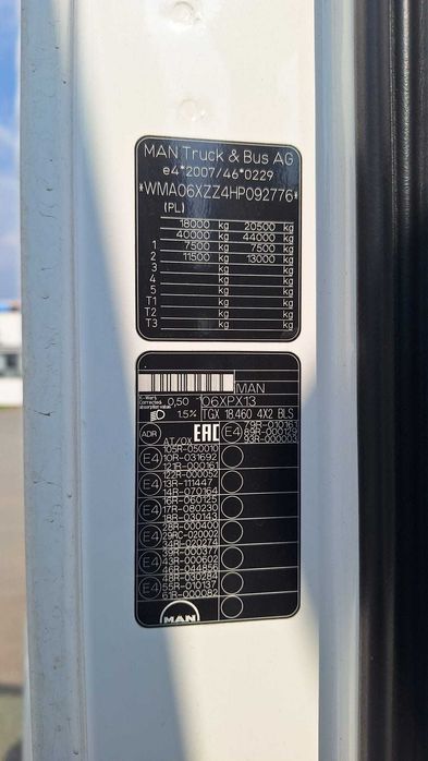 MAN TGX 18.460 Euro 6 2017