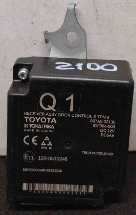 Módulo Electrónico TOYOTA COROLLA Hatchback (_E21_, _EA1_, _EH1_) ano 2019