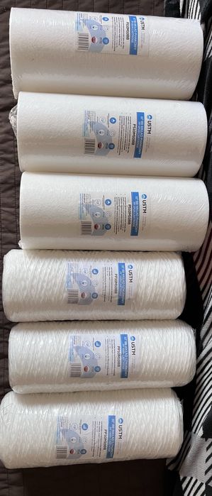 Filtry do wody , 3xPS10M10BB i 3xPP10M10BB