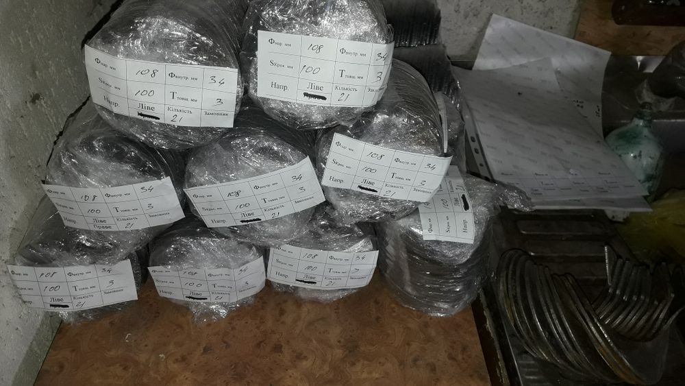 Сегменты шнека. Перо шнека. Виток шнека. Зернопогрузчик.