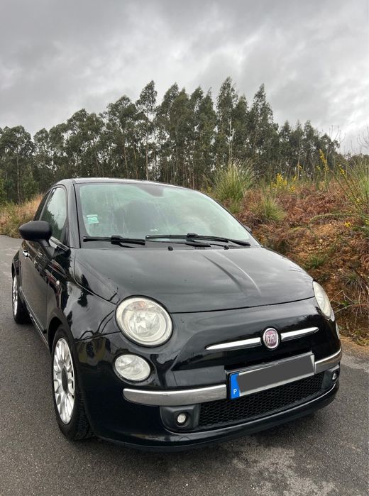 Vendo Fiat 500 preto de 2009