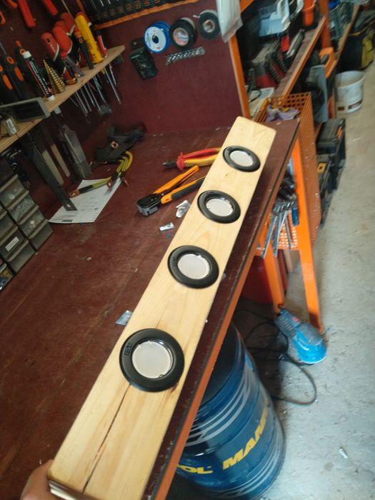 Lampa drewniana loftowa loft