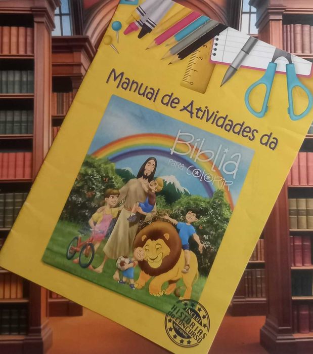 Livro Manual de Atividades da Bíblia para Colorir