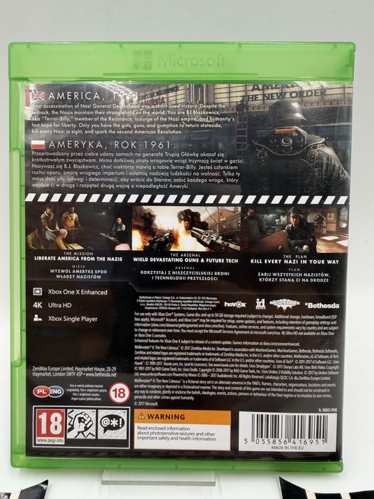 PL Wolfenstein 2 Xbox One Gwarancja