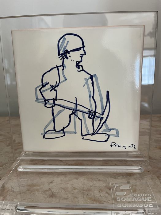 Azulejo Viúva Lamego – Desenho de Julio Pomar– Edição Limitada 604/800