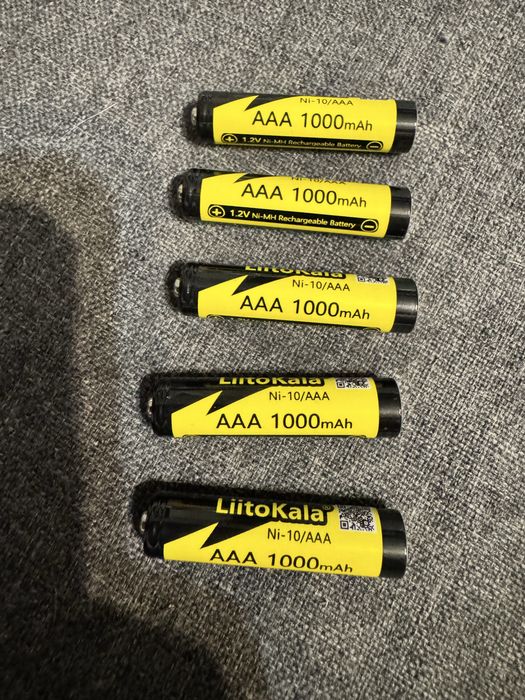 Аккумулятор LiitoKala Ni-MH 1000mA 1.2V (Ni-10/AAA)