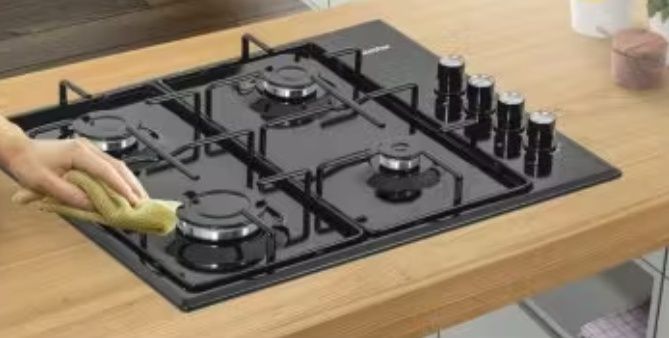 Варочная панель 4х комфорочная газовая печка четырёх комфорочная печь