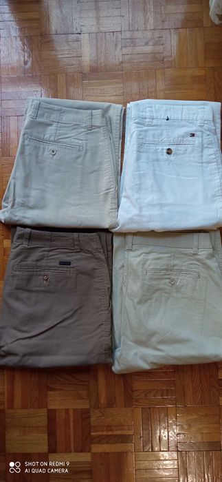 Spodnie Calvin Klein 32 x 30 - NOWE !, bawełna , kolor jasny