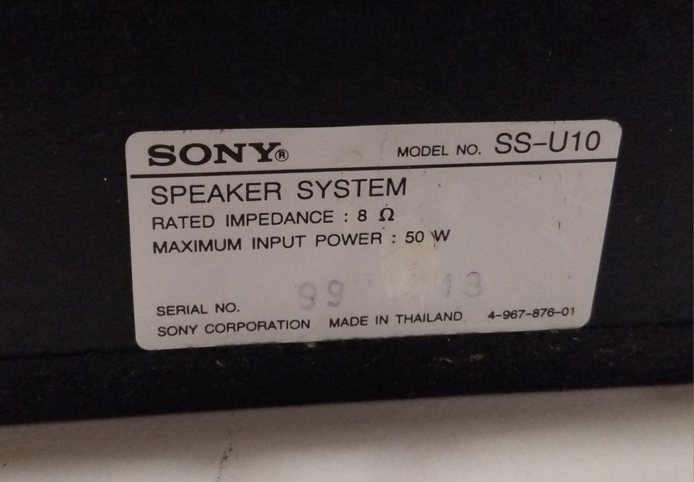 SONY colunas surround SS-U10
