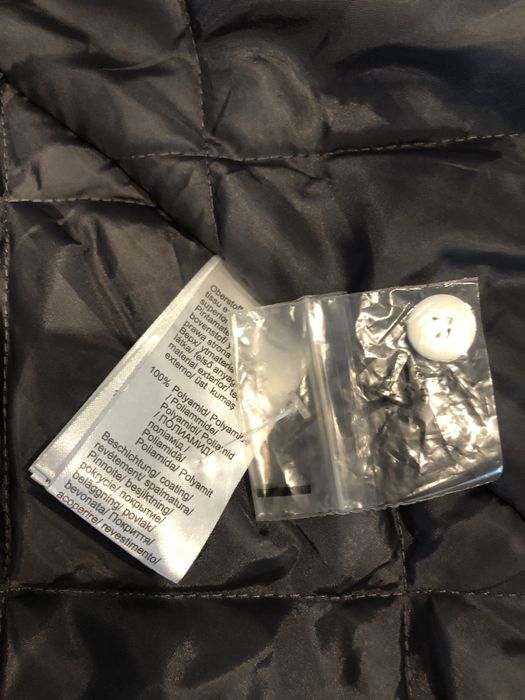 Biala kurtka parka na narty uniwersalna