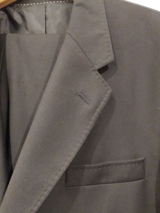 Garnitur męski czarny