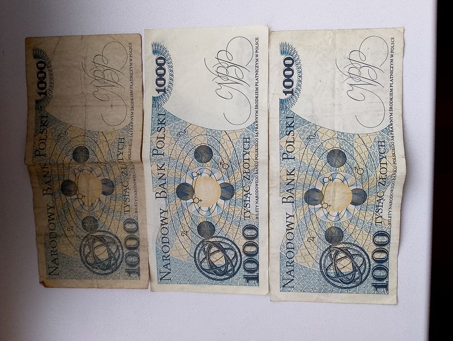 1000 Польских Злотых 1982 года выпуска Bank Polski