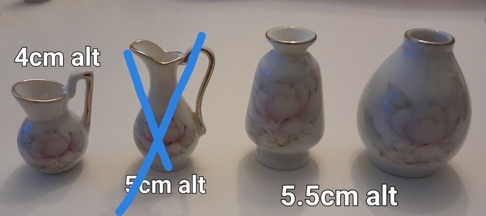 Loiças miniaturas vintage