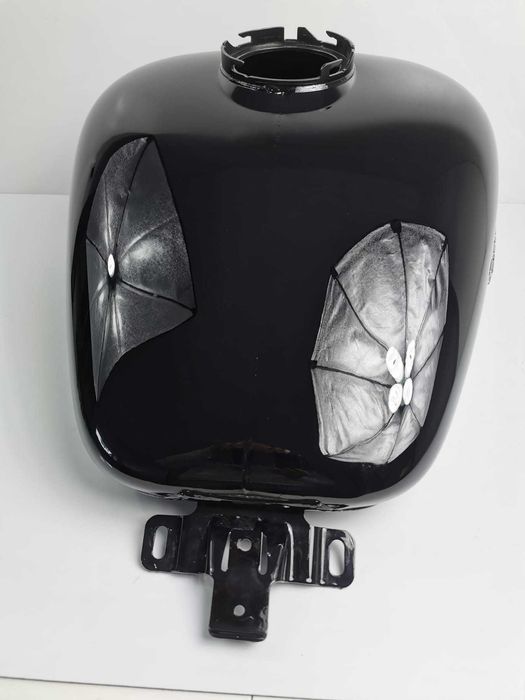 HARLEY DAVIDSON  Electra Glide Touring Oryginalny Zbiornik Paliwa Bak  Emblematy Czarny Połysk