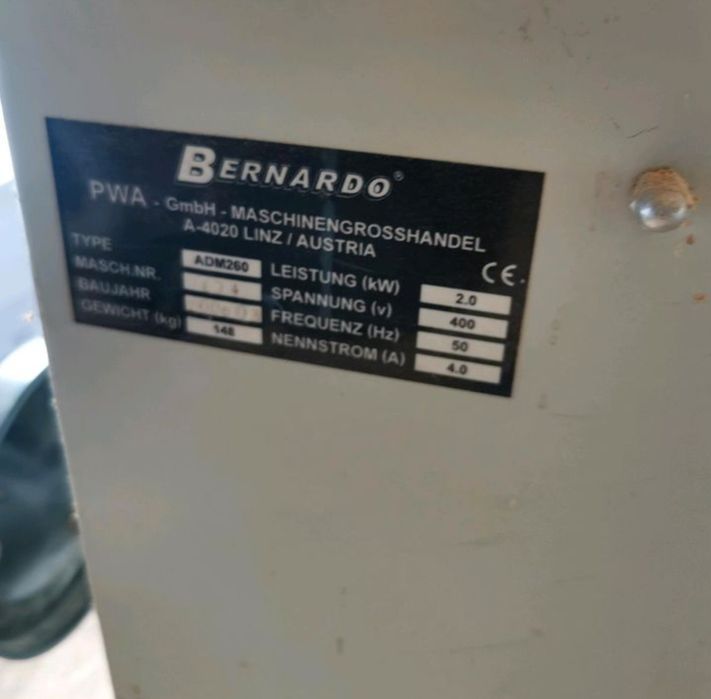 Grubosciówka wyrówniarka Bernardo jak Holz-Mann, 380v