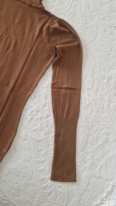 Camisola de Gola Alta, malha, Pull & Bear, tamanho L, nova