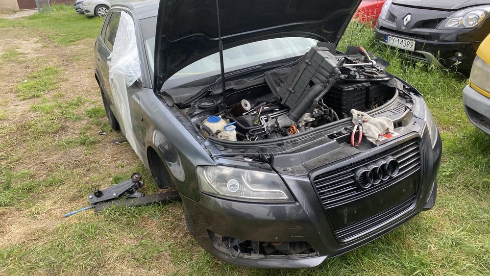 kompletny przód do audi a3 8p maska zderzak blotnik pas chlodnice