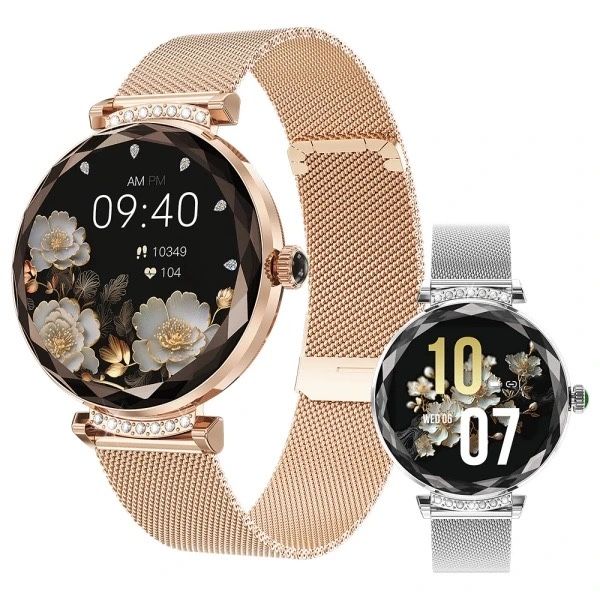 Женские Smart часы NX7 Pro Gold Amoled жіночий смарт годинник