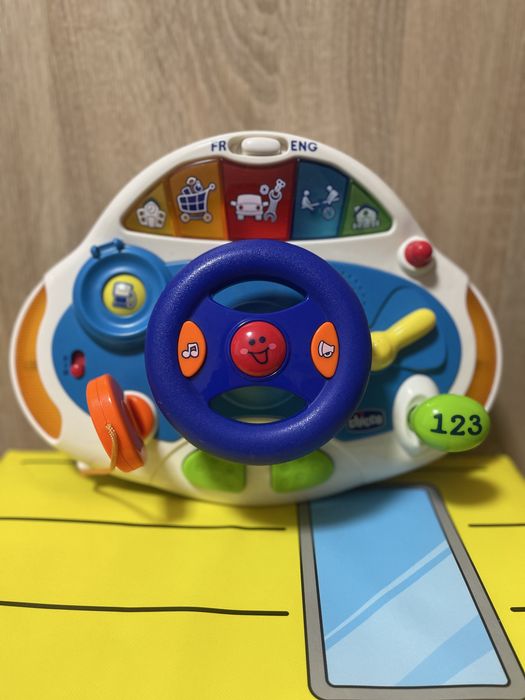Музичне кермо, руль, CHICCO Talking Driver