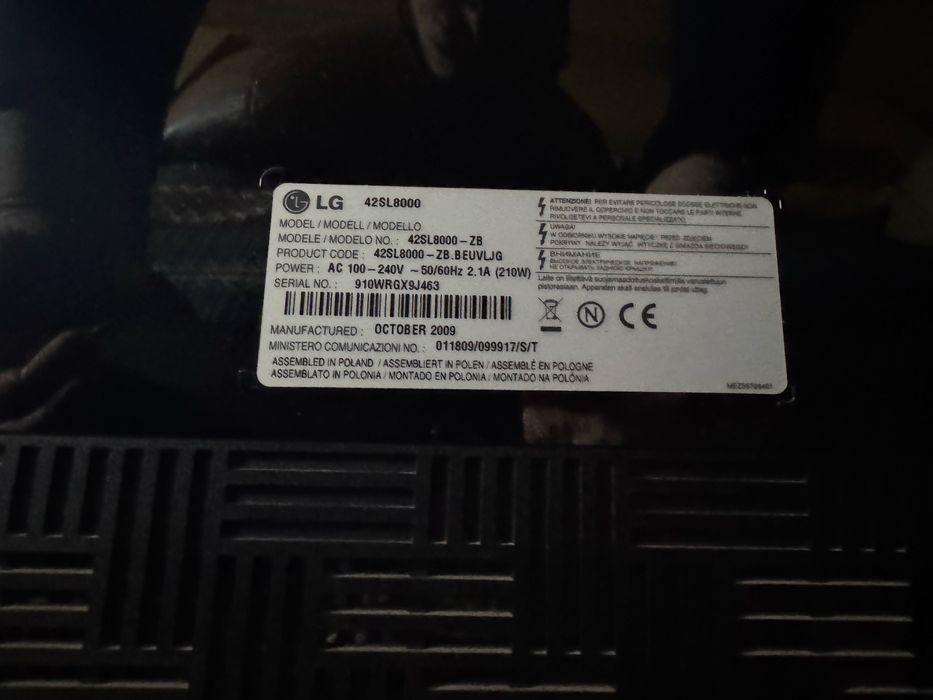 TV LCD LG 42SL8000 42 polegadas Full HD