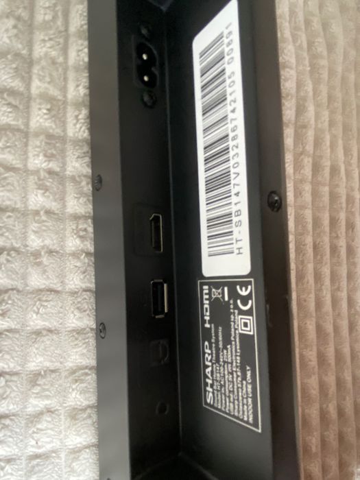 Sharp Ht-Sb147 HT-SB147 Głośnik, Czarny, 92 cm