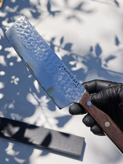 Японський ніж у стилі Tamahagane Nakiri VG-10 Damascus 67 шарів 170 мм