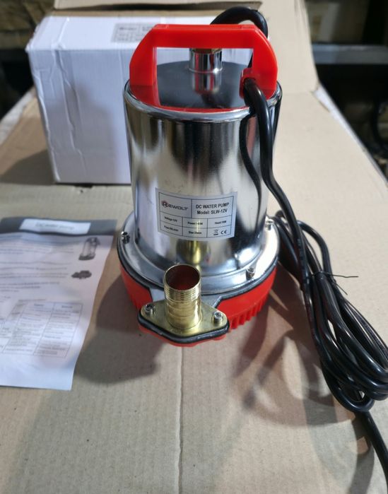 Насос для перекачування води, перекачки воды погружний на 12 вольт.50л