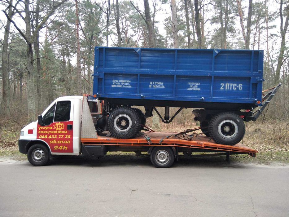 Евакуатор в Славутичі до 5т. Перевезу машину, трактор, спецтехніку