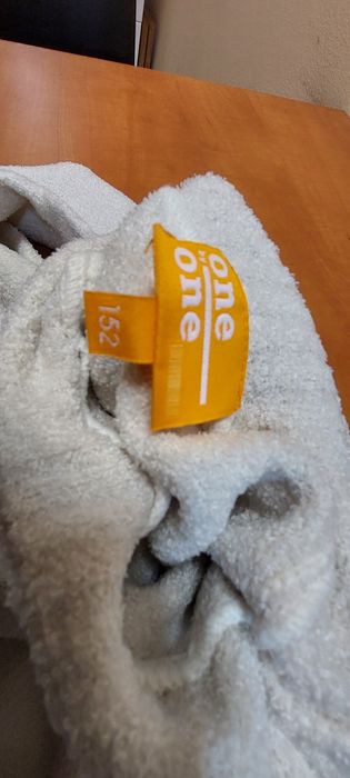 Golf sweter dziecko One By One roz 152 biały miękki