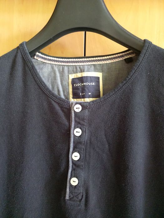 Bluzka z dlugim rękawem czarna HOUSE