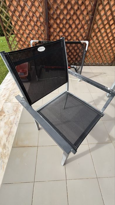 Mesa exterior aluminio e vidro 6-8 pessoas