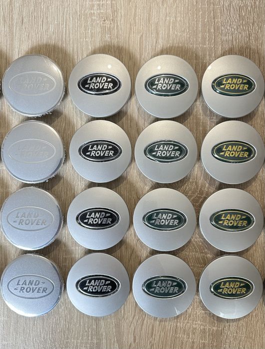 Conjunto 4 Centros Range Rover Land Rover 56mm 60mm 63mm 65mm 68mm