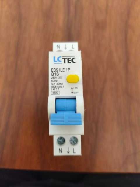 Wyłącznik różnicowo-nadprądowy 1P B 16A 30mA AC EBS1LE LC-Tec