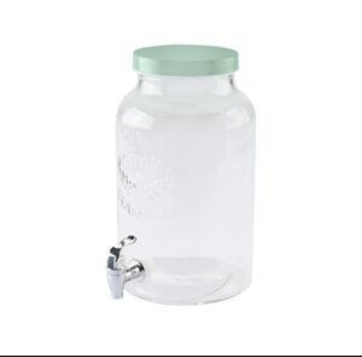 Скляна Лимонадниця з краником для наливу, диспенсер для напоїв Ernesto