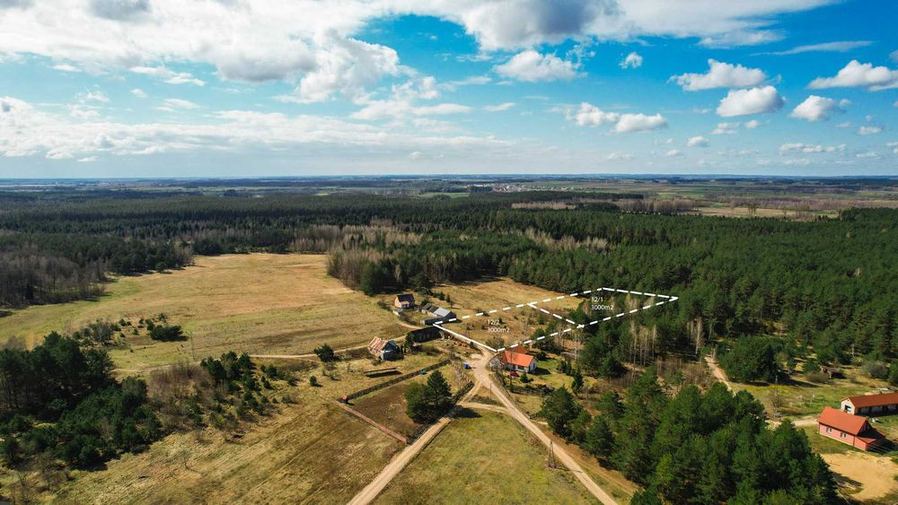 Działka rolna z WZ w Biebrzańskim Parku Narodowym / Sojczynek 3000 m² - Widok 2