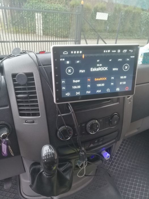 Montaż bus car audio Mercedes Master ducato crafter