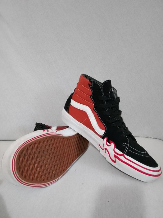 Vans Sk8-Hi z motywem płomieni
