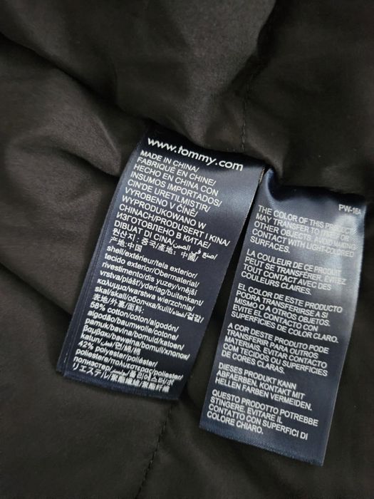 Tommy hilfiger parka damska sorona regular fit w rozmiarze XL