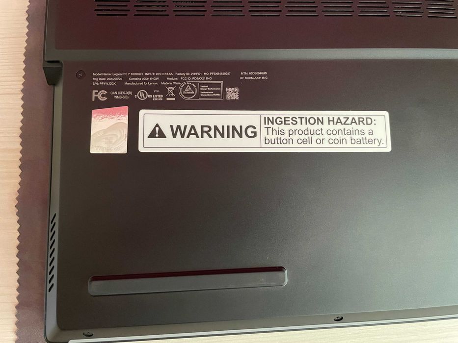 Ідеальний Lenovo Legion Pro 7 16IRX9H 16" i9-14900HX RTX4080 2TB 32GB