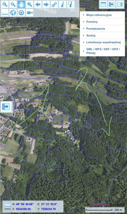 Las 2 ha na sprzedaż – Jaworze Górne, gm. Pilzno