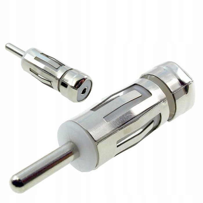 Adapter antenowy przejście gniazdo wtyk prosty DIN ISO