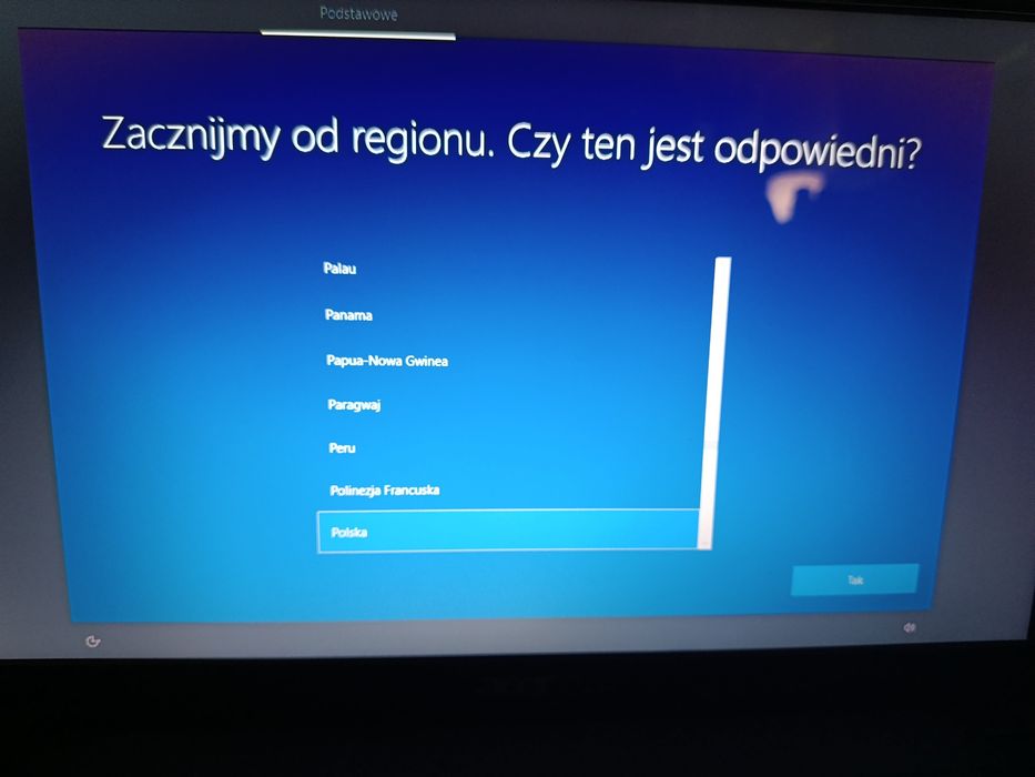 Laptop Acer 15,5 cala