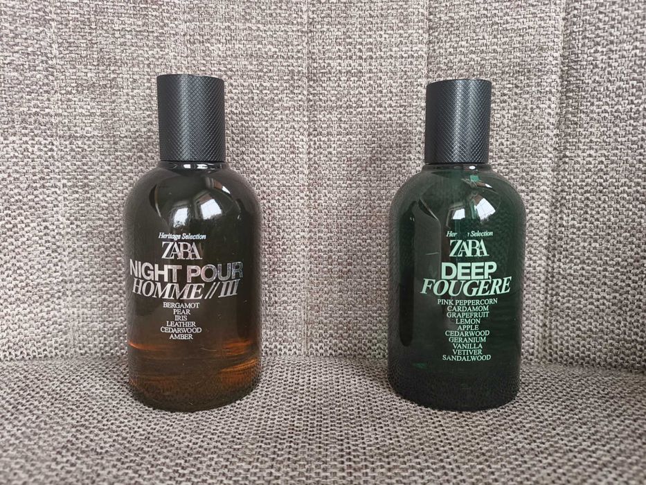 perfumy Zara Deep Fougere EDT + Night Pour Homme III EDP zestaw