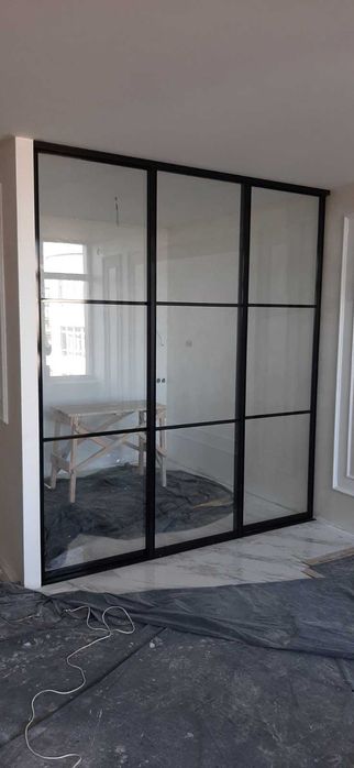 Перегородки в стиле Лофт. Межкомнатные раздвижные двери