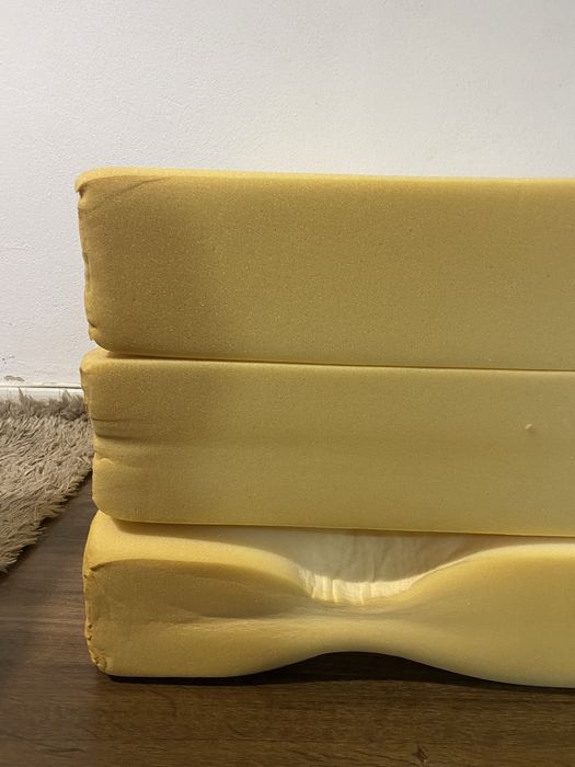 Colchões de espuma (3 peças) – Ideais para sofá, campismo ou crianças