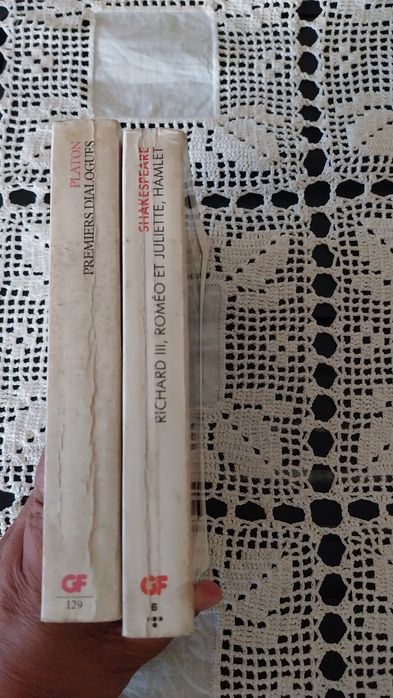 Lote de 2 livros literatura clássica (francês). Portes incluídos